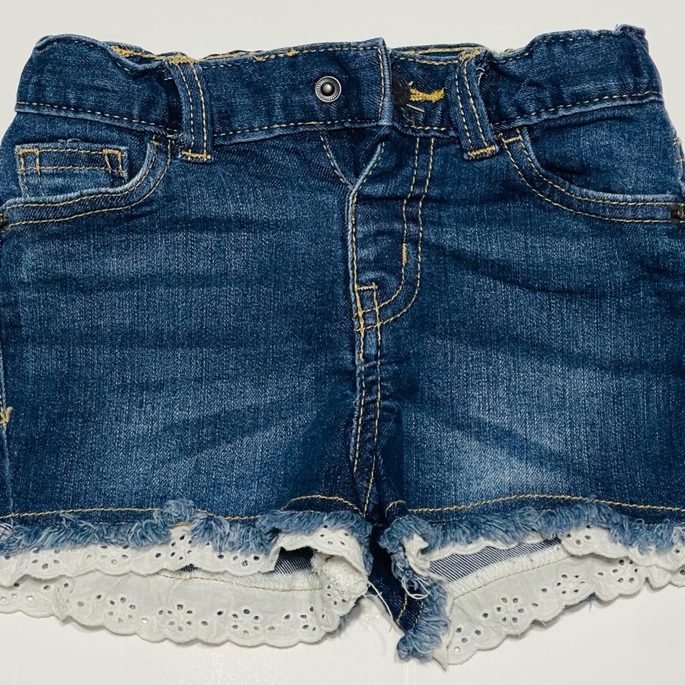 Cat & Jack Blue Jean Shorts 3T